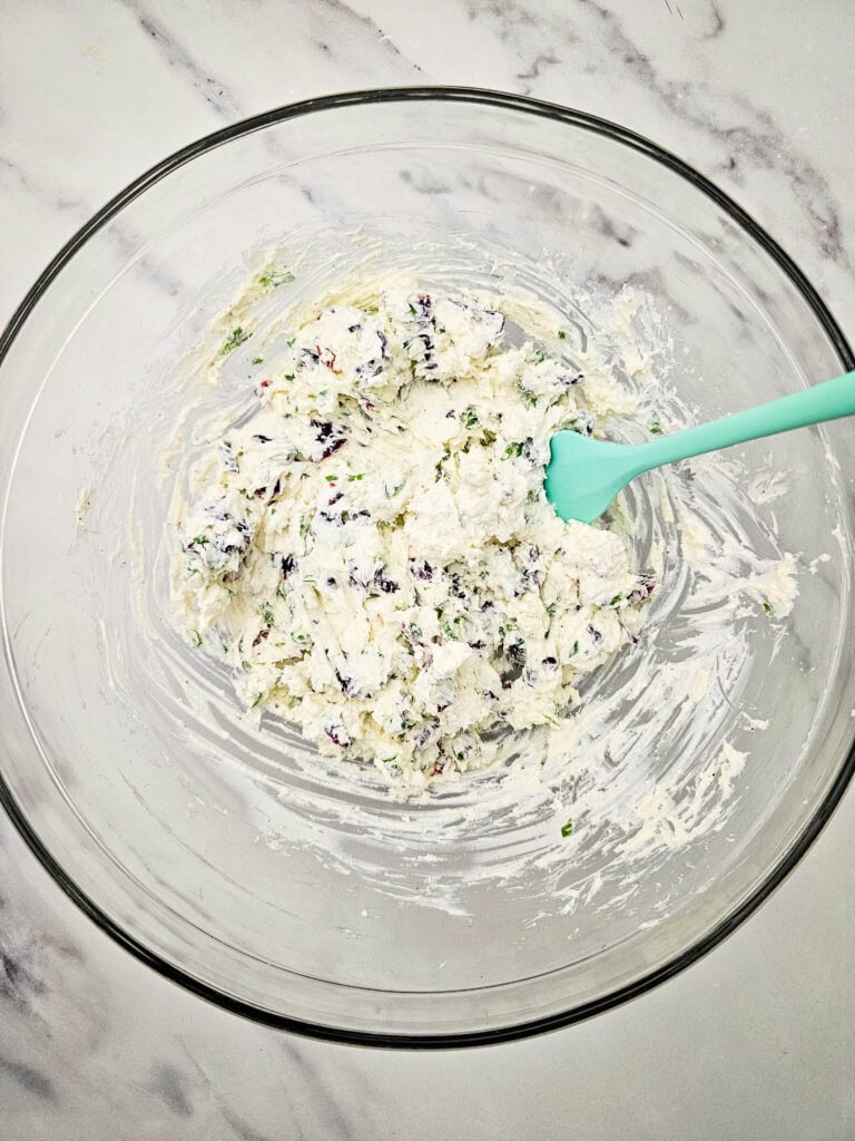 Cranberry Feta Pinwheels Process Photo