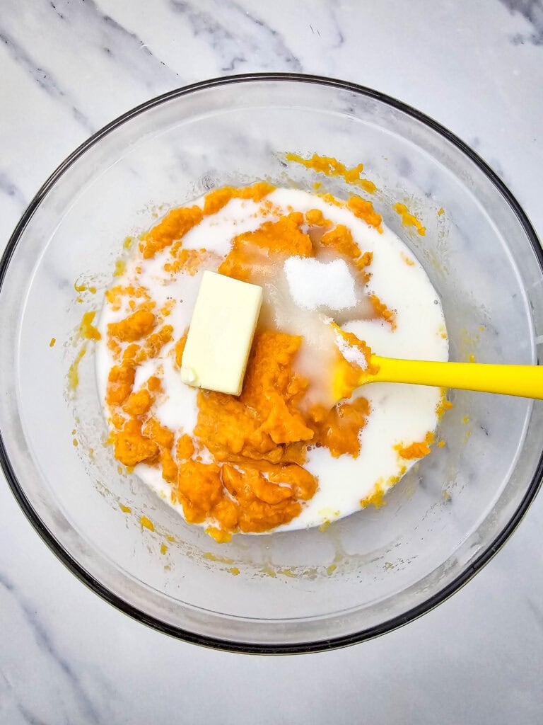 Sweet Potato Casserole Process Photo 