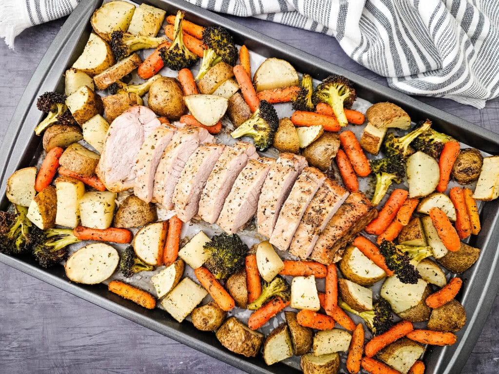 Sheet Pan Pork Tenderloin Dinner