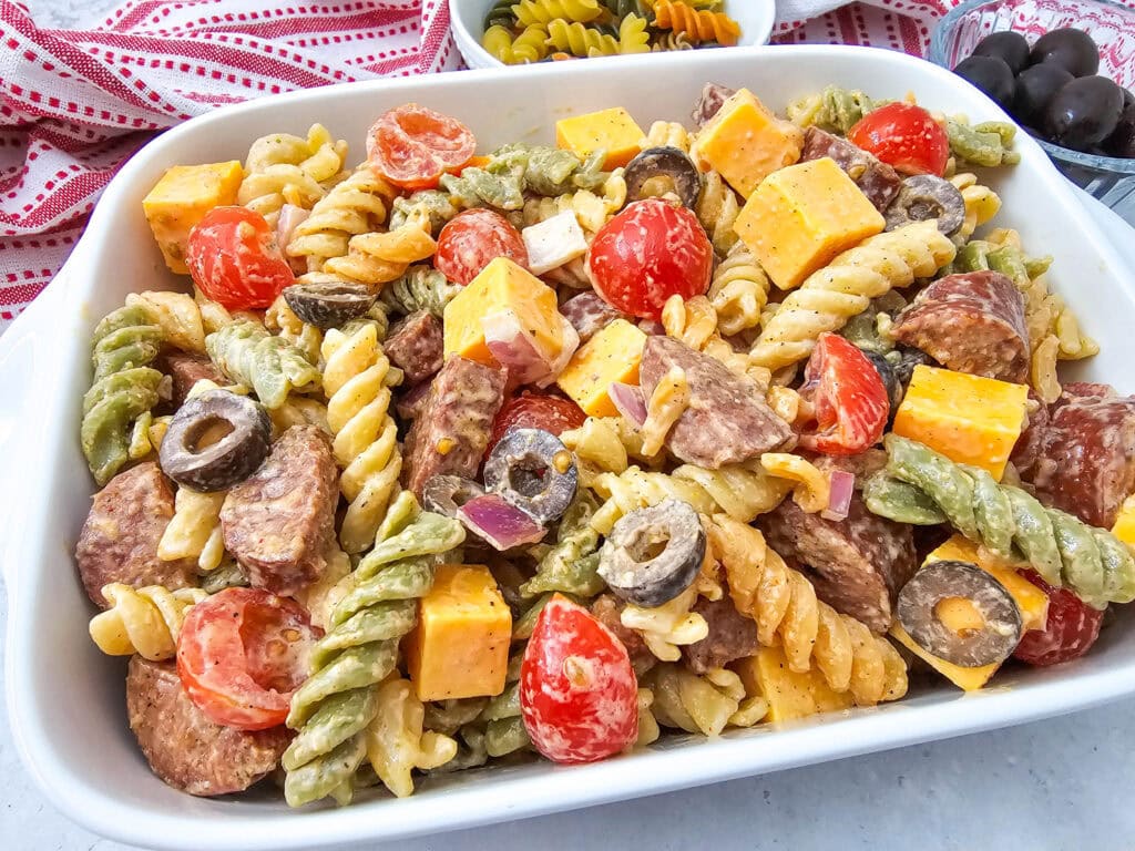 Smoked Sausage Pasta Salad