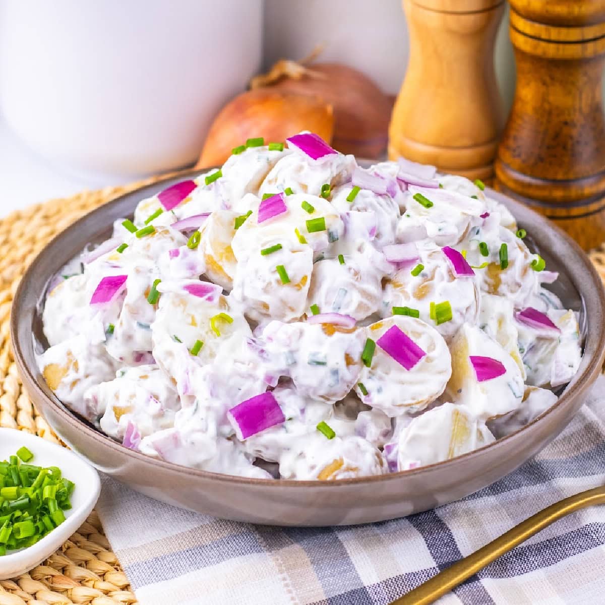 Sour Cream And Onion Potato Salad Featured Image