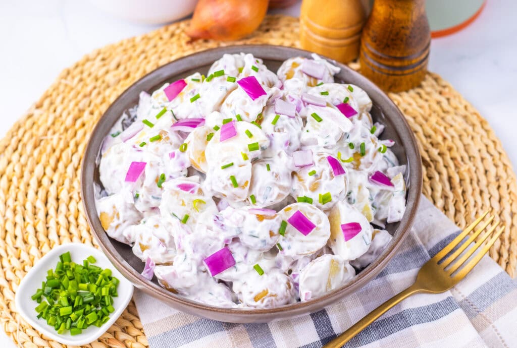 Sour Cream And Onion Potato Salad