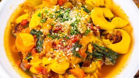 autumn tortellini soup featured image
