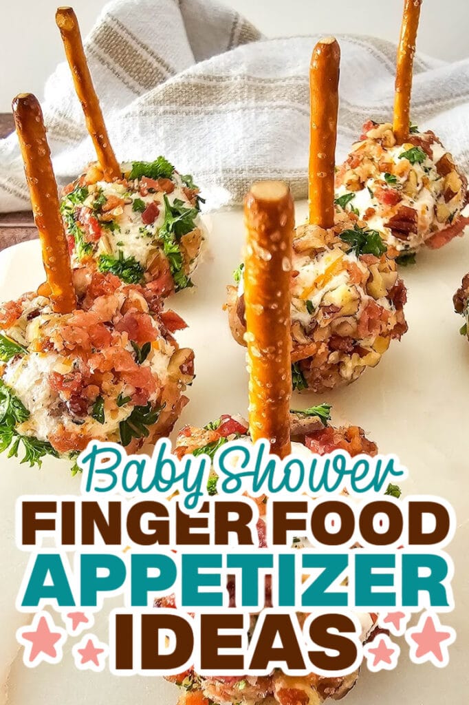 baby shower appetizers - Cracked Out Cheeseball Bites