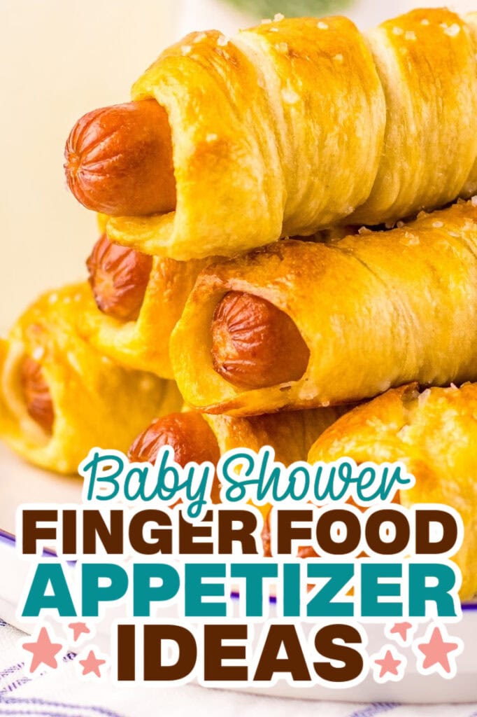 baby shower appetizers-Homemade Pretzel Dogs