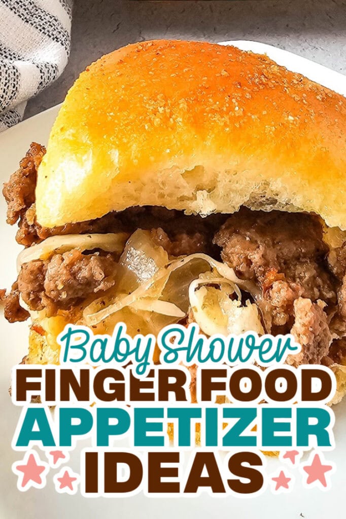 baby shower appetizers-Mushroom & Swiss Sliders