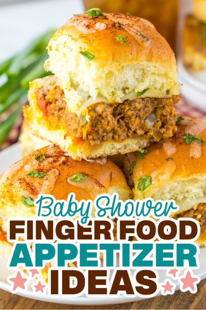 baby shower appetizers-Sloppy Joe Enchilada Sliders
