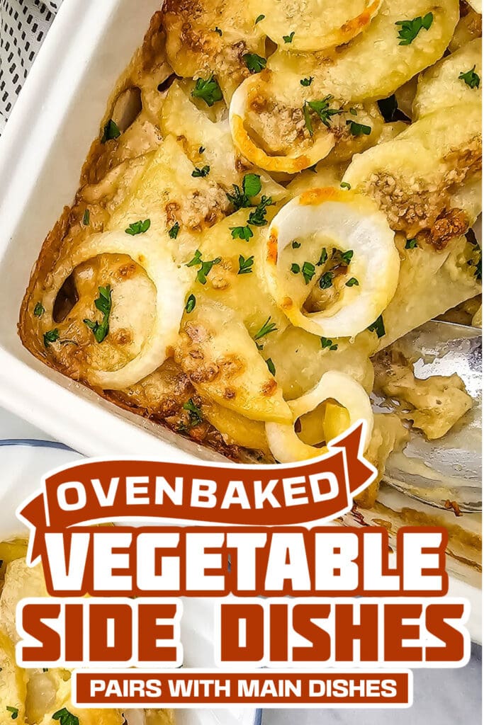 baked vegetable side dishes - French Onion Potato Bake
