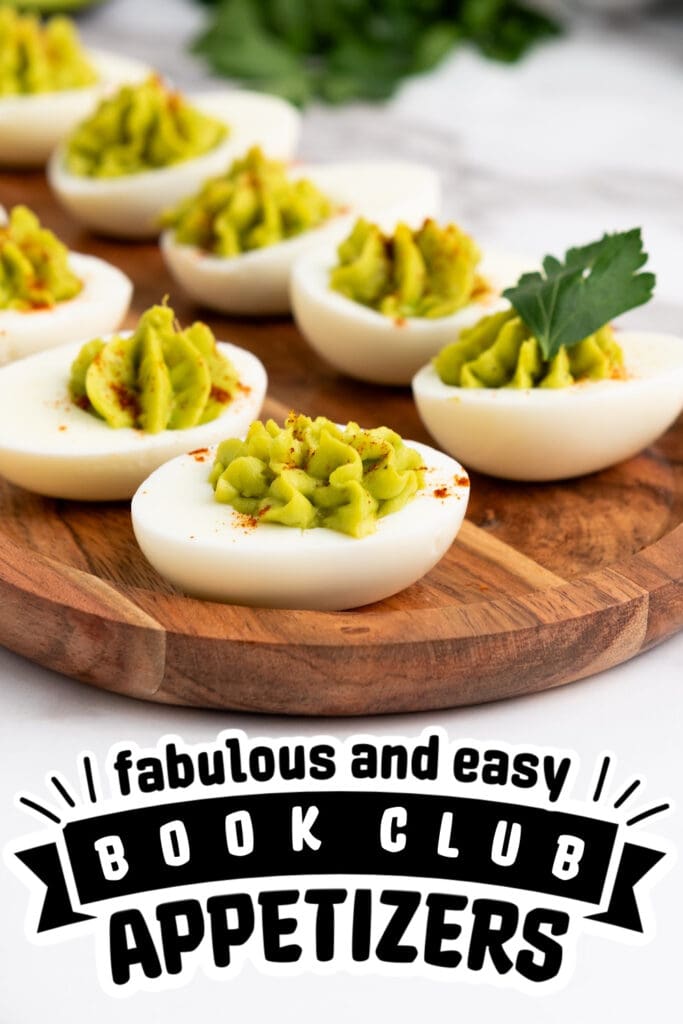 book club appetizers - Avocado Deviled Eggs