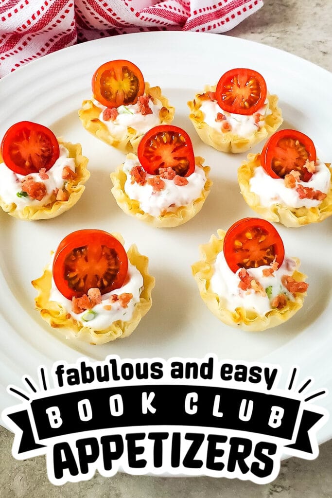 book club appetizers - BLT Phyllo Party Bites