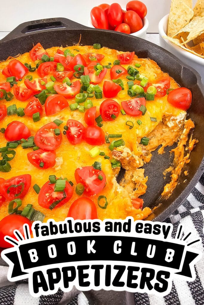 book club appetizers - Cheesy Texas Trash Dip