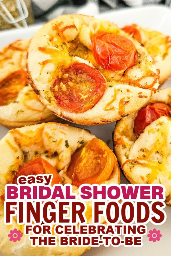 bridal shower finger foods-Cheesy Tomato Focaccia Rolls