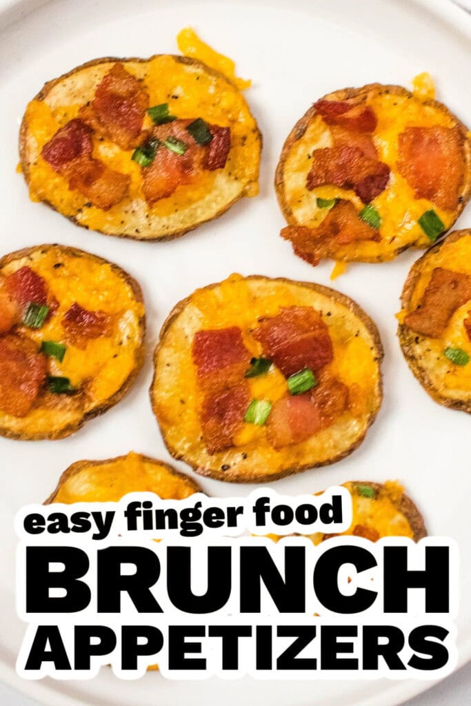 brunch appetizers - Air Fryer Bacon and Cheese Potato Slices
