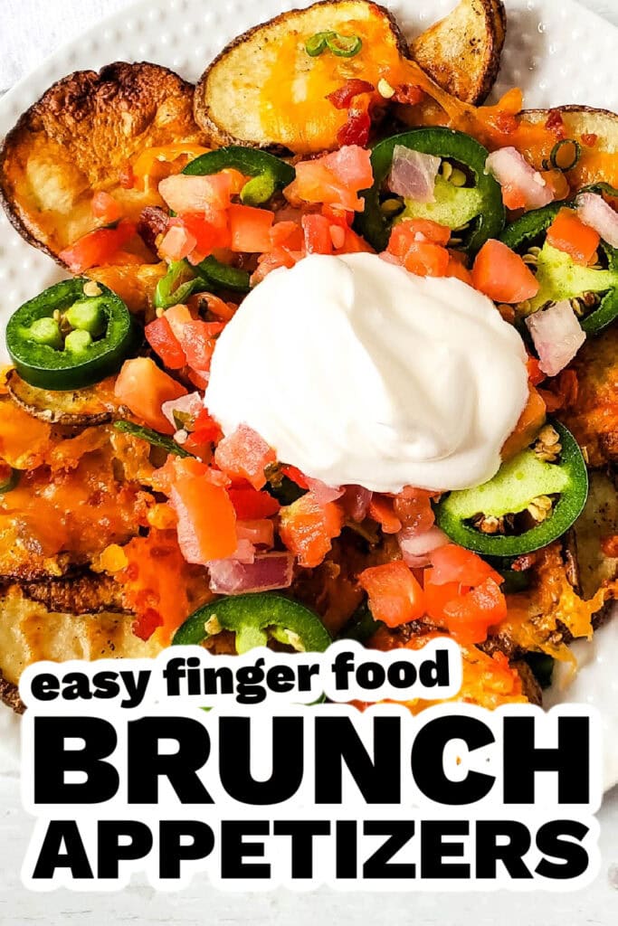brunch appetizers -Cheesy Baked Irish Nachos