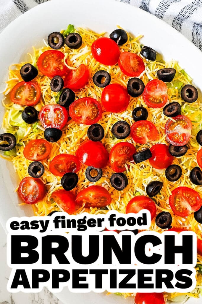 brunch appetizers -Classic Taco Dip
