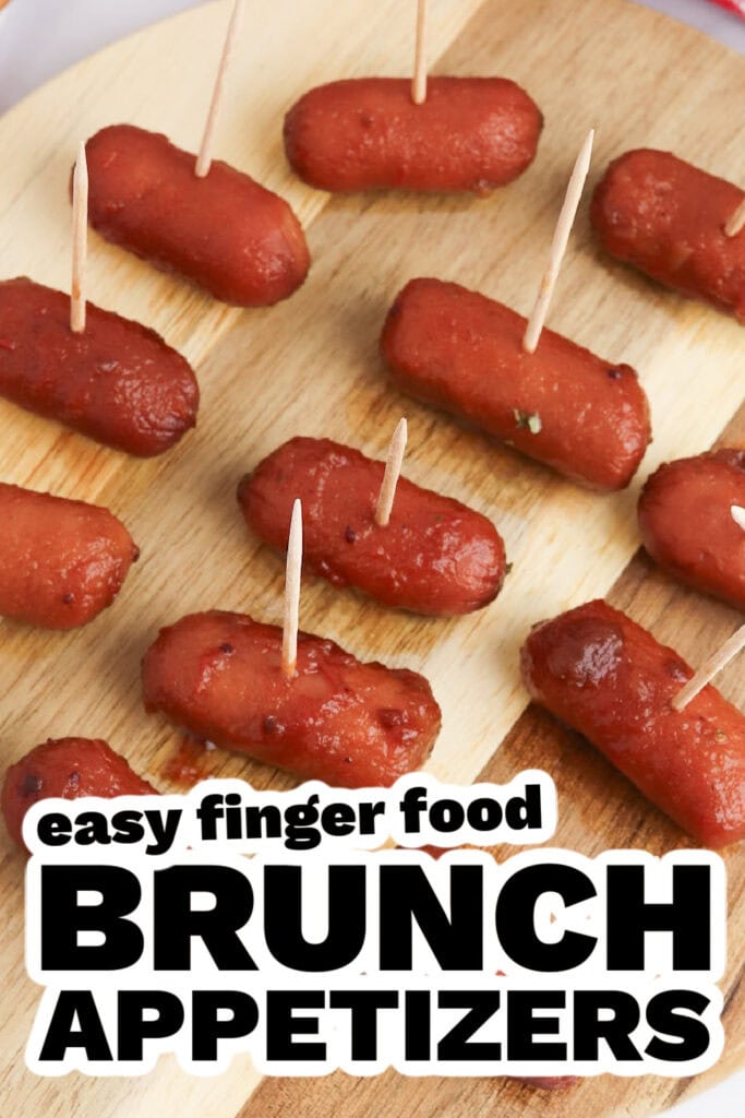 brunch appetizers -Cranberry Cocktail Sausages