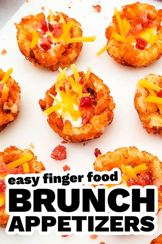 brunch appetizers - Loaded Tater Cups