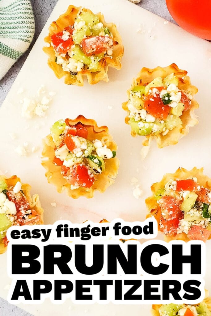 brunch appetizers - Mediterranean Feta Bites
