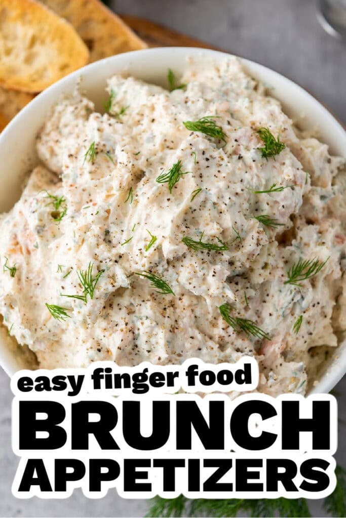 brunch appetizers -Smoked Salmon Dip