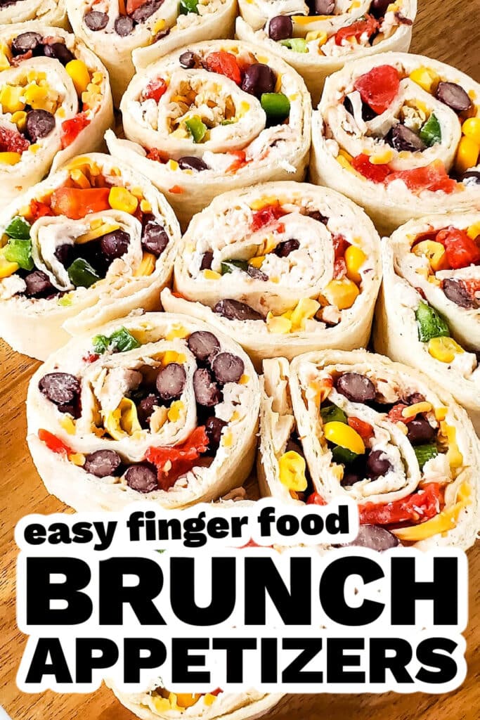 brunch appetizers - Southwest Chicken Pinwheels