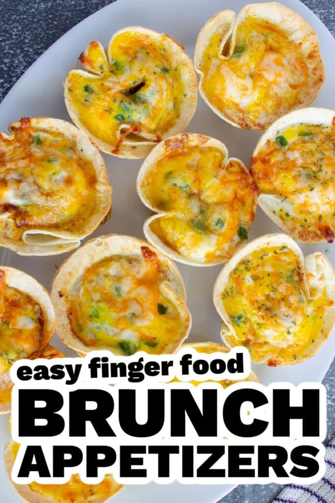 brunch appetizers - Three Cheese Mini Quiches