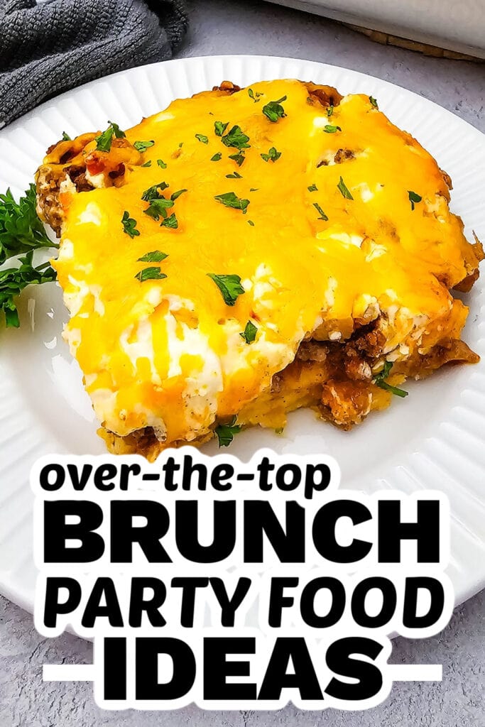 brunch party food ideas - Cheesy Tex-Mex John Wayne Casserole