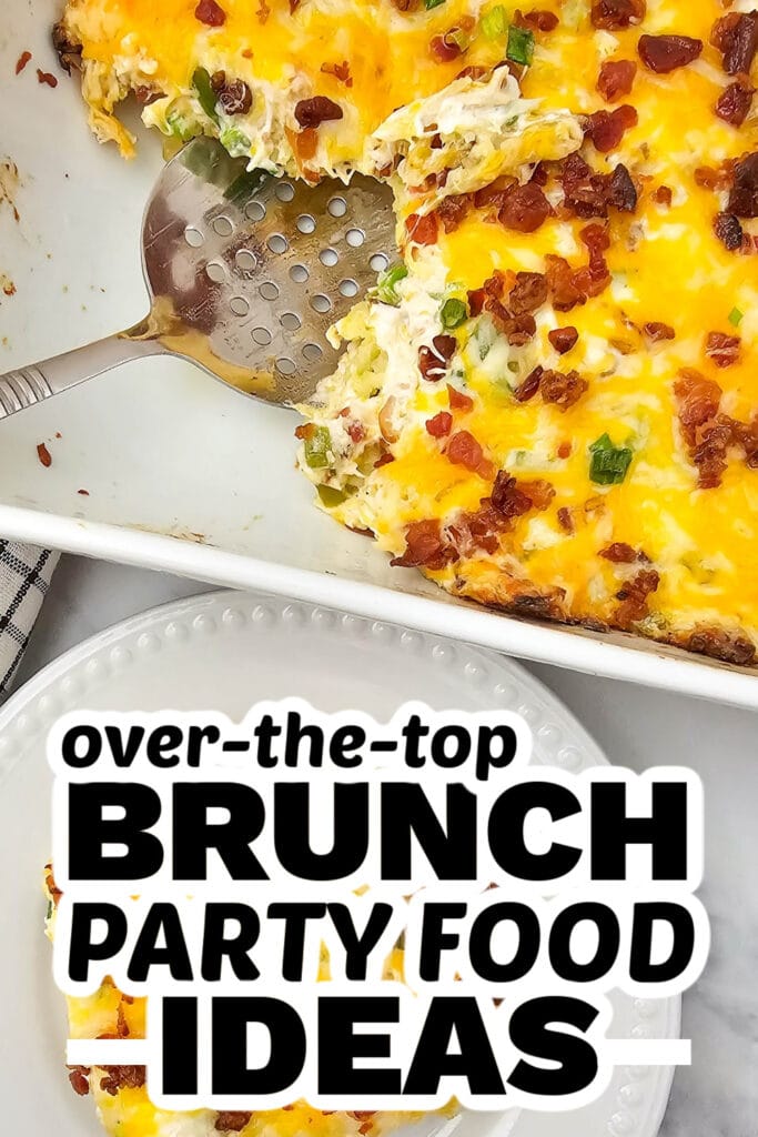 brunch party food ideas - Cracked Out Chicken Tater Tot Casserole