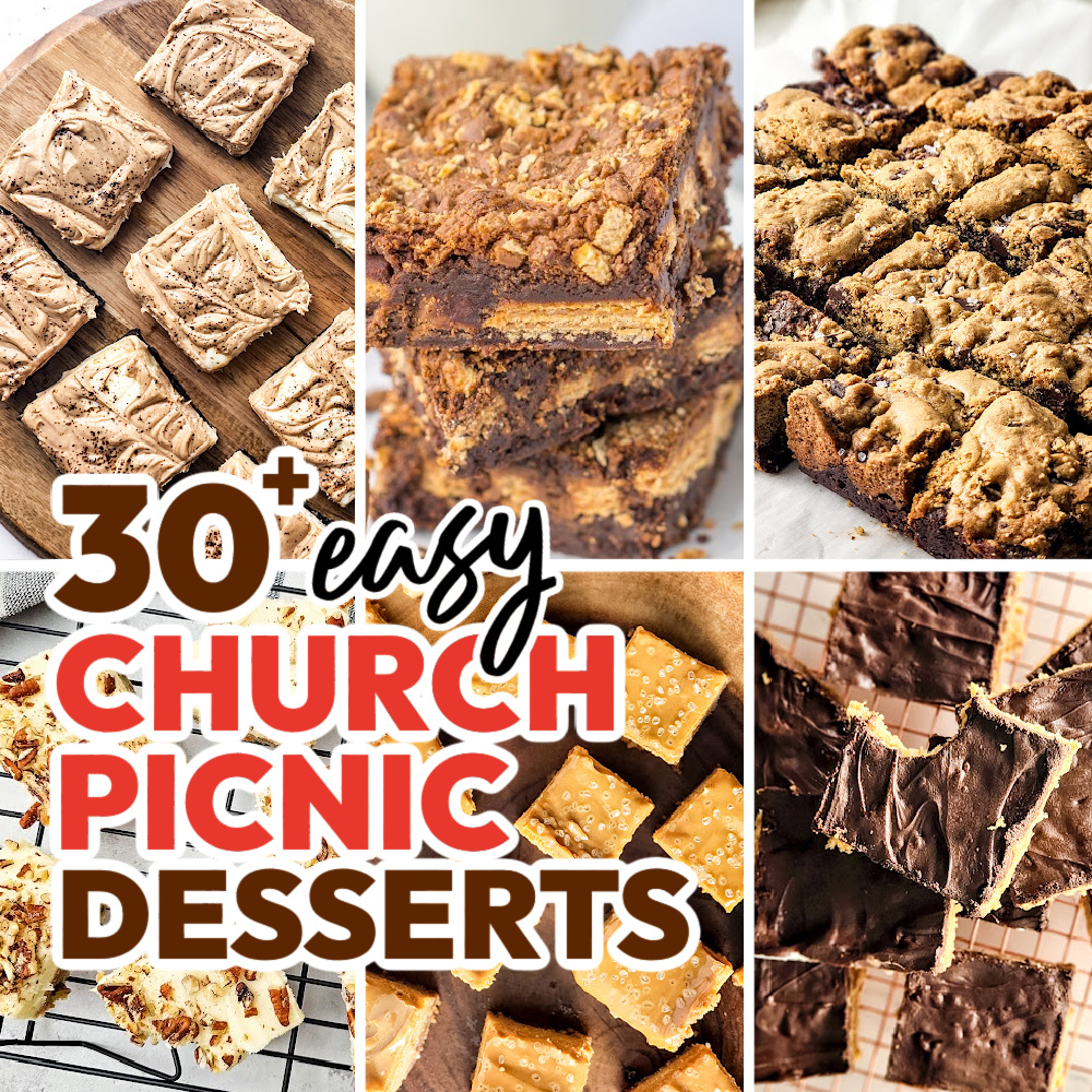 church picnic dessert recipes featured image