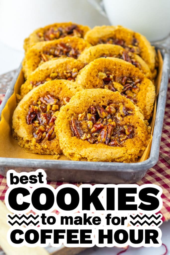 cookies for coffee hour - Buttery Pecan Pie Cookies