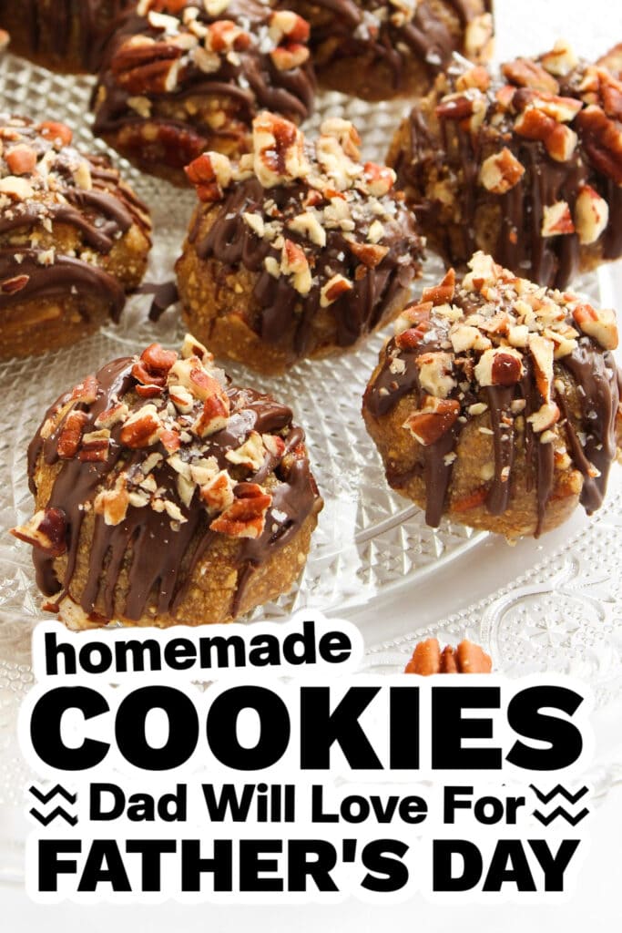 cookies for father's day - Chocolate-Dipped Pecan Pie Balls copy
