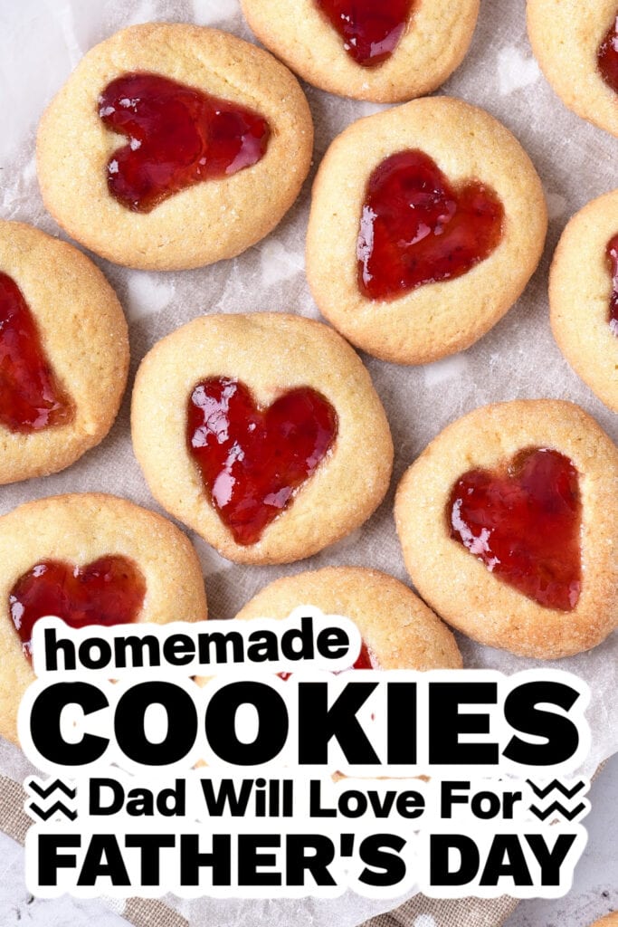 cookies for father's day - Heart Print Cookies copy