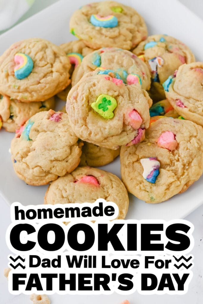 cookies for father's day - Lucky Charm Cookies copy