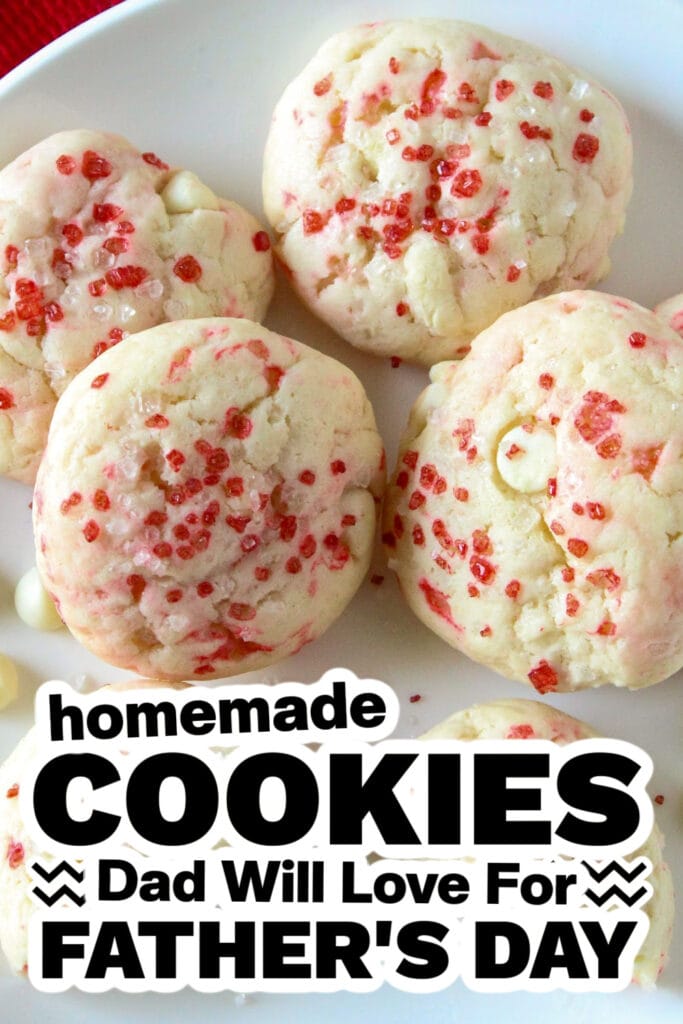 cookies for father's day - Peppermint Cheesecake Cookies copy