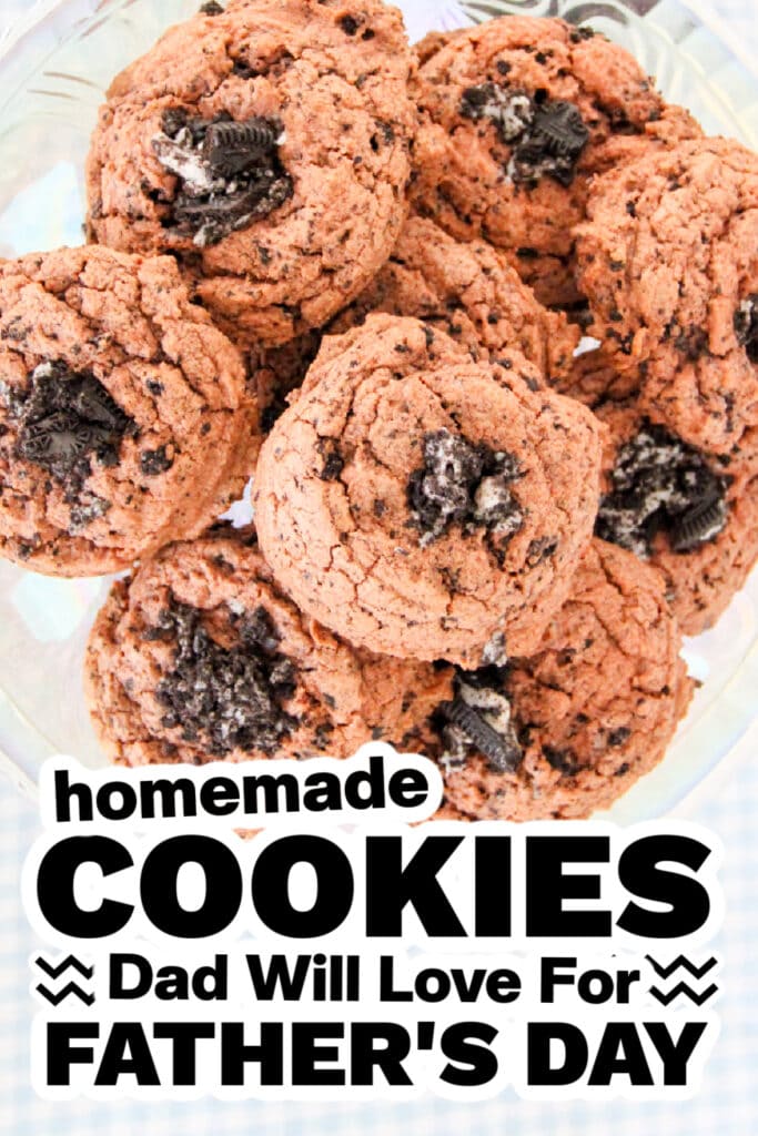 cookies for father's day - Soft & Chewy Chocolate Oreo Cookies copy
