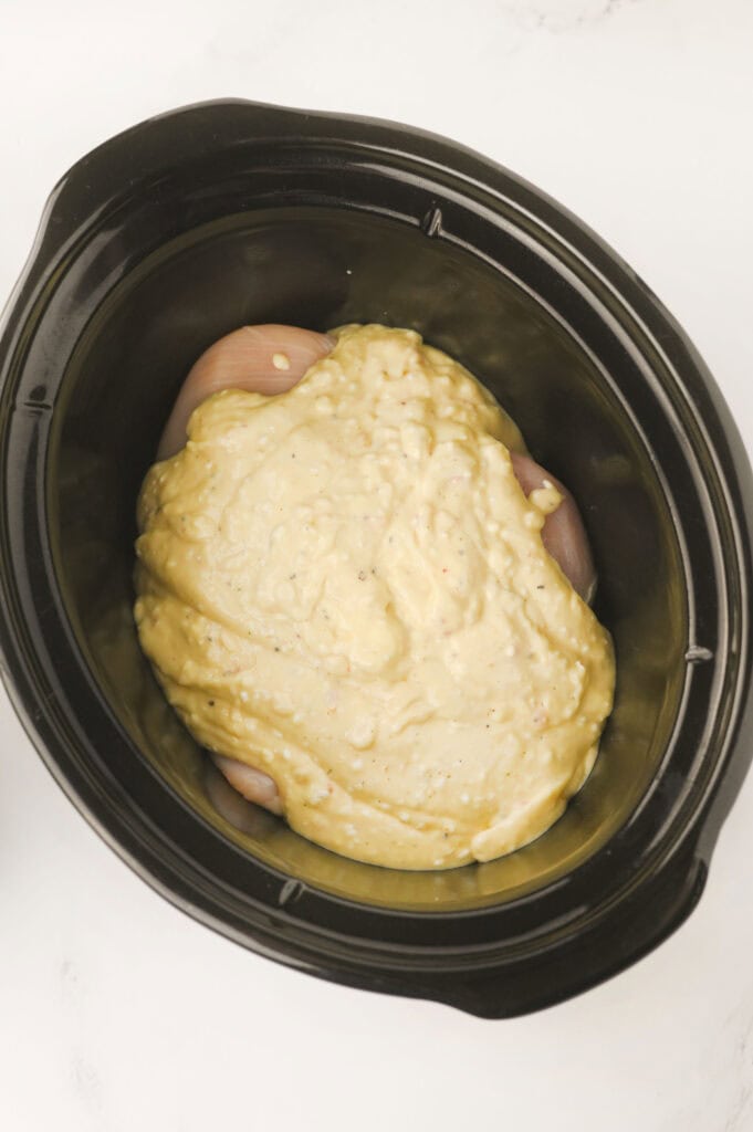 Crockpot Angel Chicken Process Photo