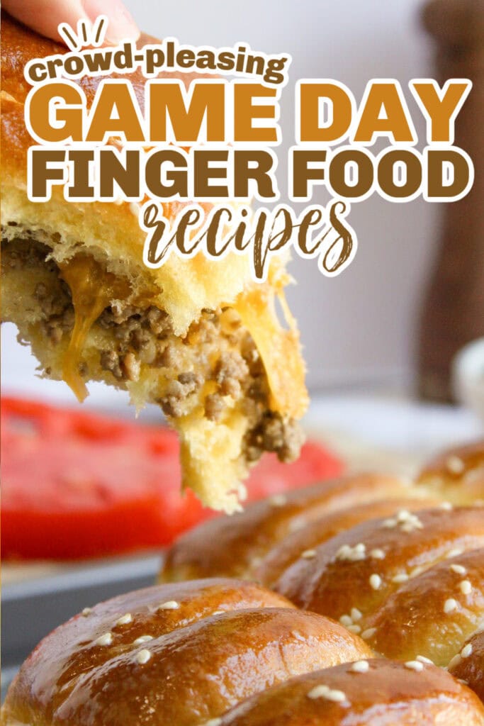 game day finger foods - Cheeseburger Sliders