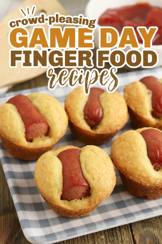 game day finger foods -Corndog Mini Muffins