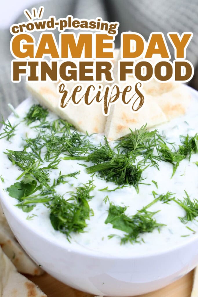 game day finger foods -Tzatziki Dip