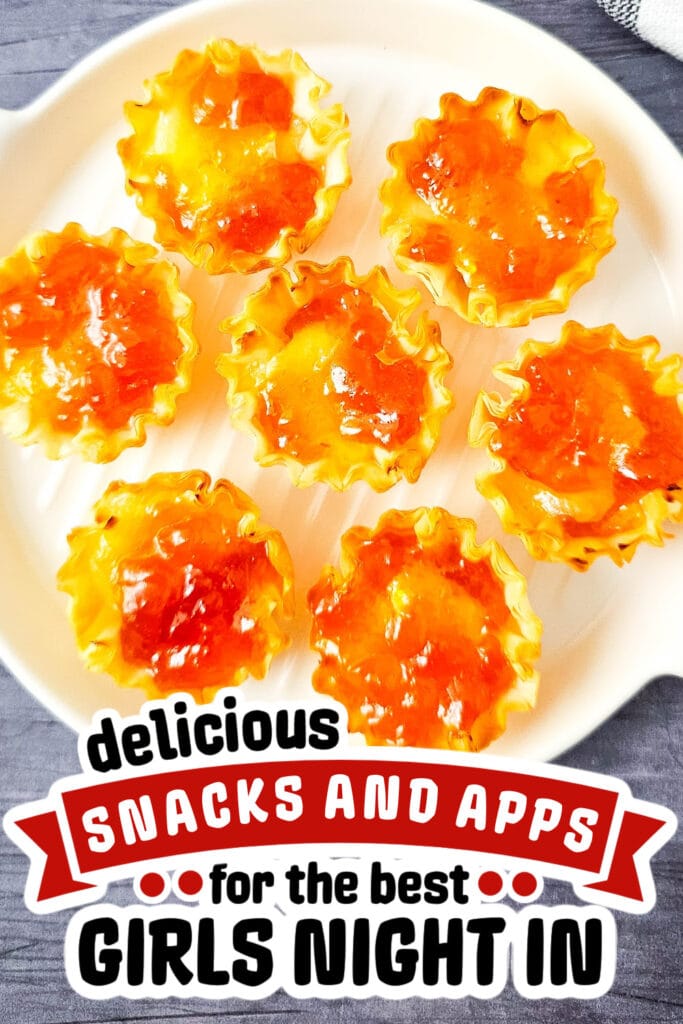 girls night snacks -Brie Phyllo Tarts