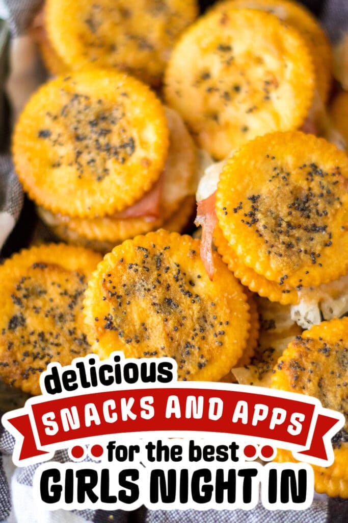 girls night snacks -Buttery Ritz Ham Sandwiches