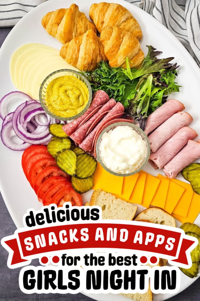 girls night snacks - Mini Sandwich Board