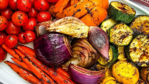 grilled vegetable platter featured image