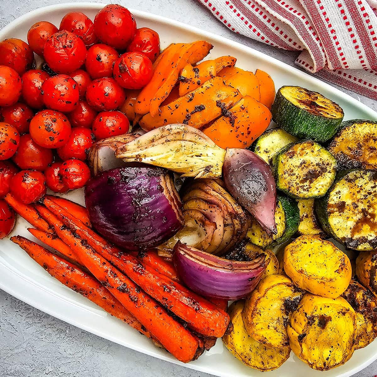 grilled vegetable platter featured image