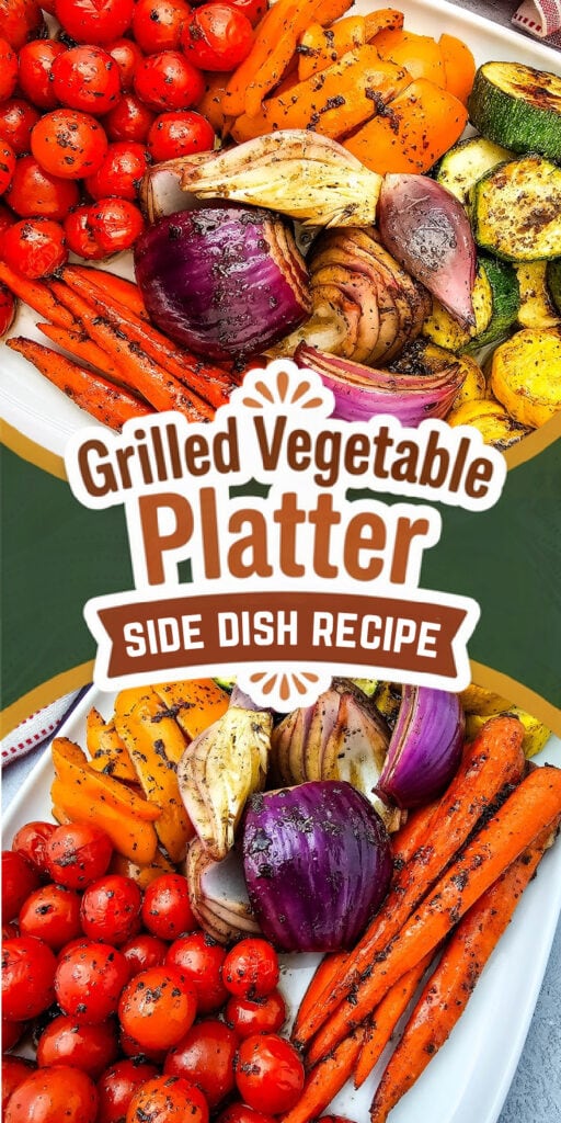grilled vegetable platter - vegetable side dish