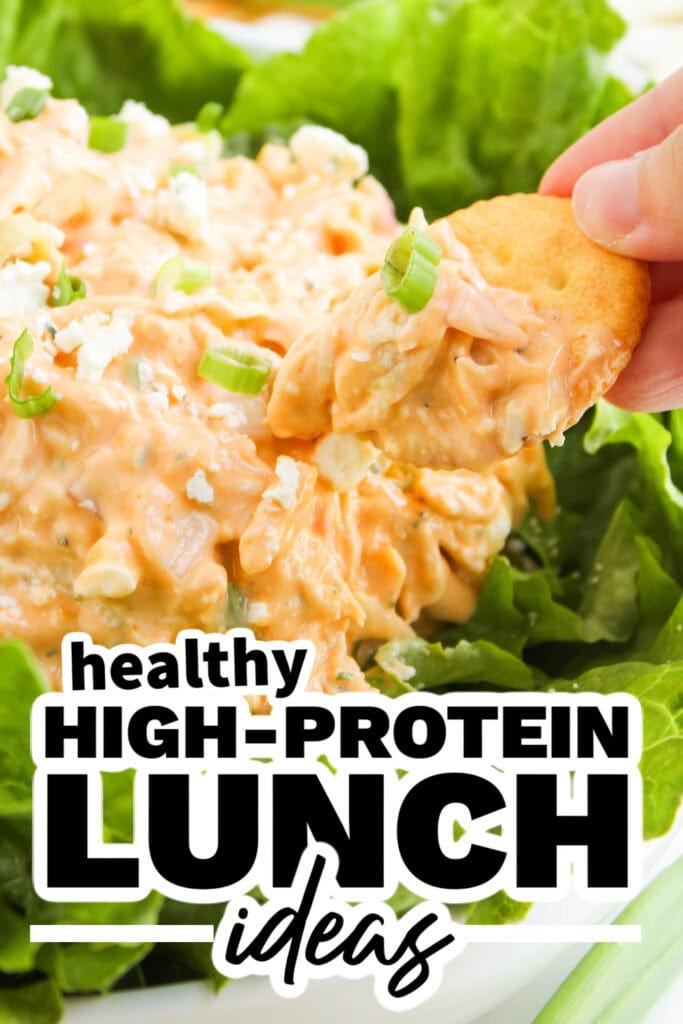high protein lunch ideas - 10-Minute Buffalo Chicken Salad