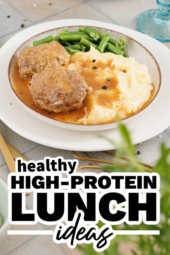 high protein lunch ideas -Classic Salisbury Steak