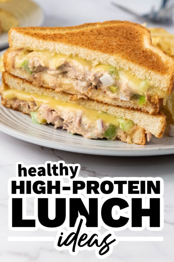 high protein lunch ideas - Classic Tuna Melt Sandwich