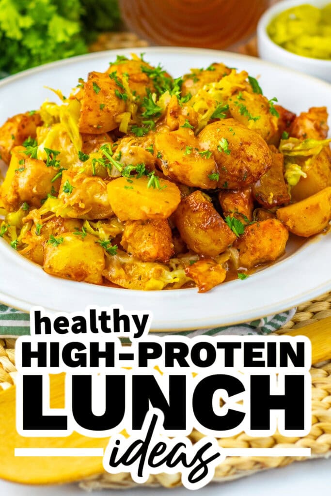 high protein lunch ideas - Sheet Pan Mississippi Chicken and Potatoes