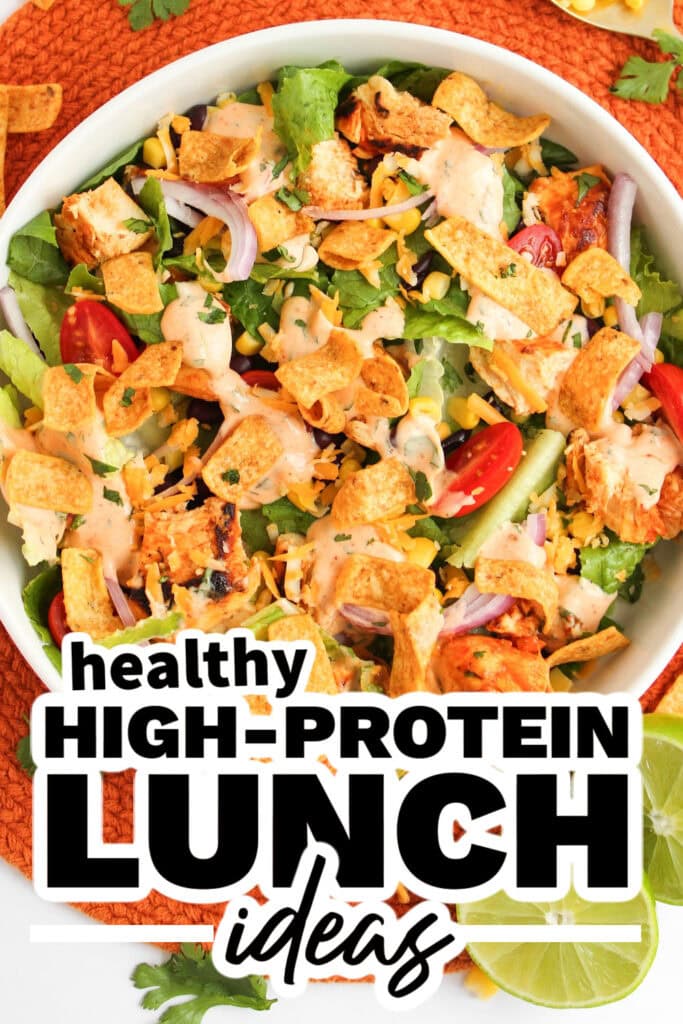 high protein lunch ideas - Southwest Chicken Salad