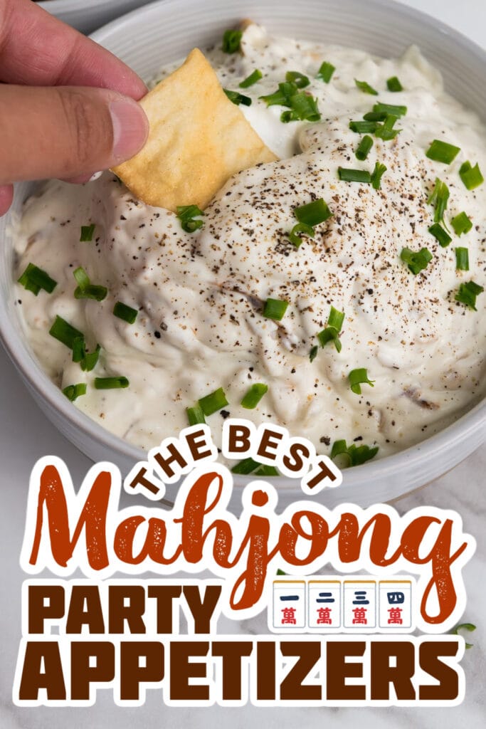 mahjong party food ideas - Caramelized Onion Dip